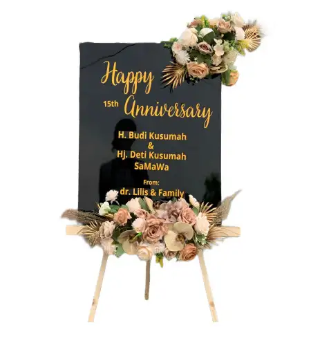 Papan Bunga Akrilik Treko