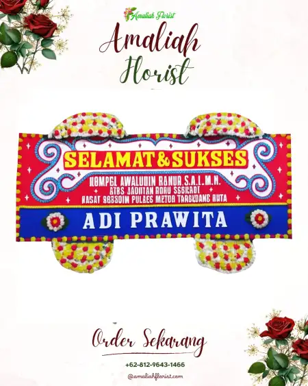 Papan Bunga Ucapan Selamat Treko